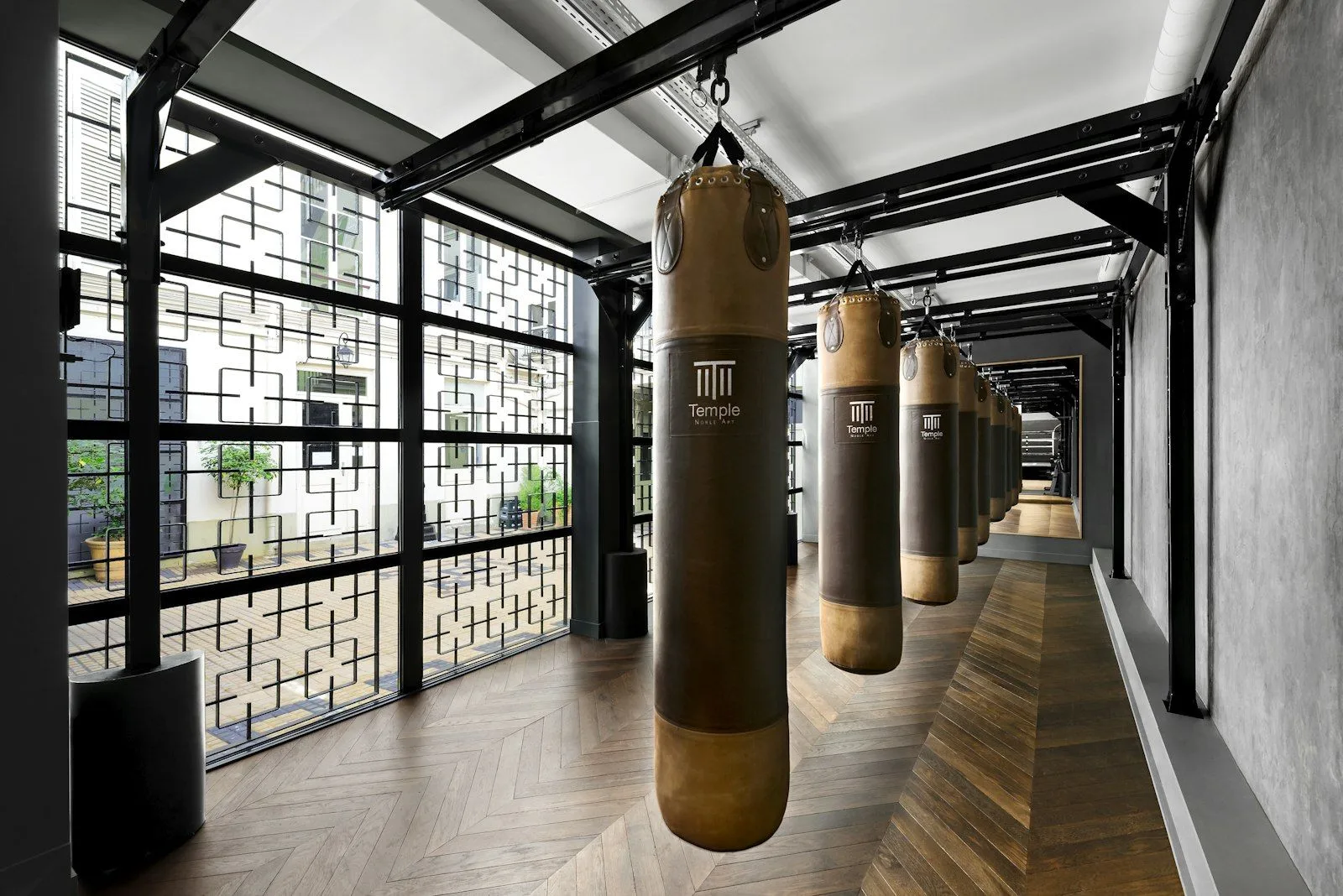 Sacs de frappe, club de combat à Paris
