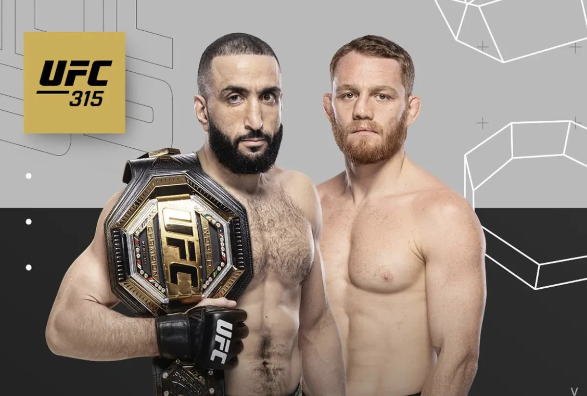 Poster officiel du main-event de UFC 315.