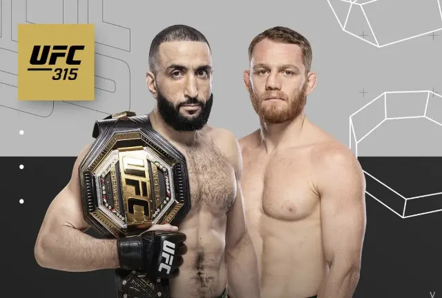 Poster officiel du main-event de UFC 315.